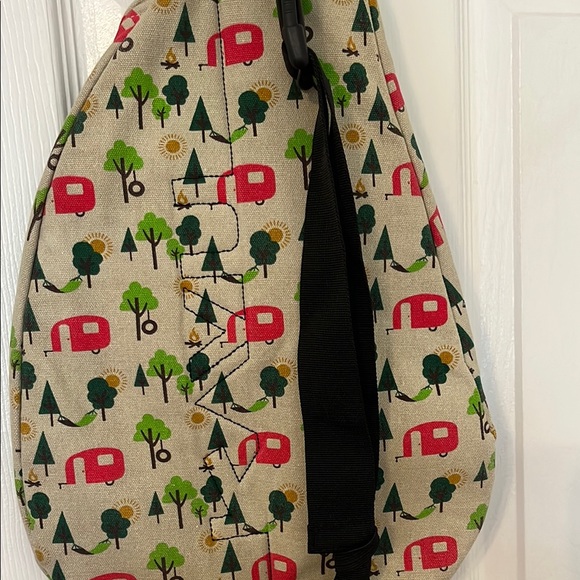 KAVU Sling Bag with Red and Green Print - Picture 3 of 6